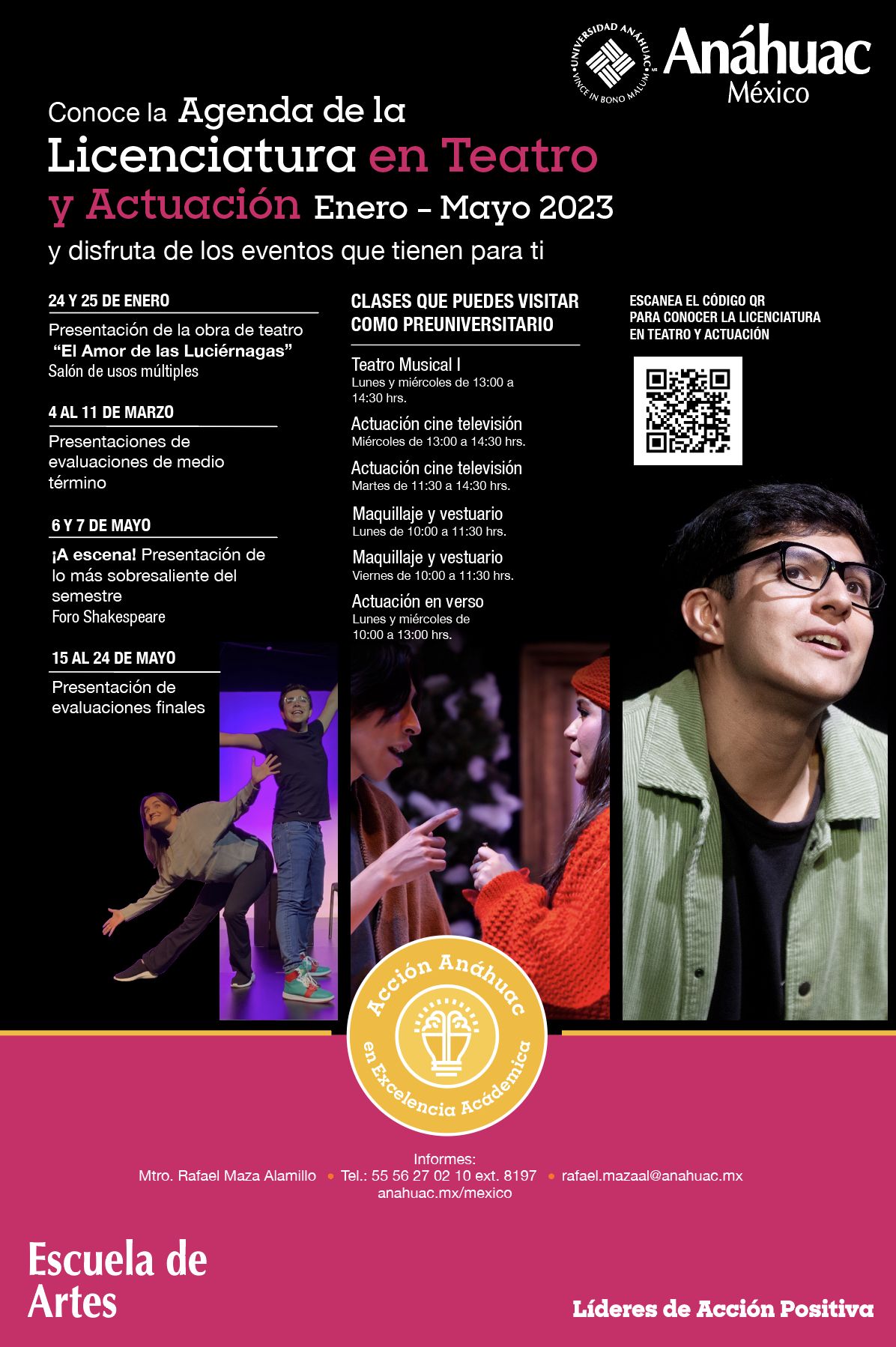 Licenciatura en Teatro y Actuación Anáhuac México